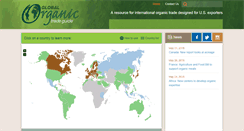 Desktop Screenshot of globalorganictrade.com
